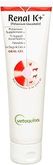 Renal K+ (Potassium Gluconate) Potassium Supplement Gel for Dogs and Cats, 5oz