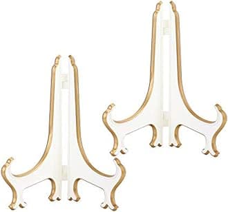 Artliving 6" Decorative Plate Stand Holder Plastic Picture Easel Display Stan...