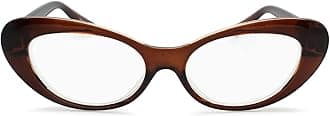2SeeLife Brown Cat Eye Reading Glasses for Women – Premium Readers with Spring Hinges, Solid & Sturdy Frame, Scratch Resistant Lenses – Modern & Fashion-Forward Fit for All Face Shapes, Strength 1.50