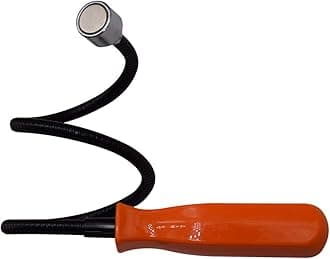 Flexible Magnetic Grabber Pickup Tool - 22-4/5" 20LB Bend-It Magnet Snake Pick-Up Sweeper Bendable Retriever Stick Useful for Hard-to-Reach,Sink Drains Mechanic Automotive