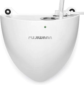 FUJIWARA Condensate Mini Pump Exquisite Automatic Condensation Drain Removal Pump Wall Mounted Quiet for HVAC,Air Conditioner,Dehumidifier,Furnance,Ice Maker,Suitable for A/C 1-5HP 3700W (FUJ—40L)