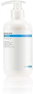 Acne.org Cleanser 8 oz. - Gentle Face Wash for Acne-Prone Skin, Now with Increased Foaming and always pH-Balanced