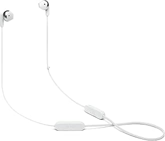 TUNE 215BT - Wireless earbud headphones with Bluetooth 5.0, built-in microphone, and 16 hour battery life, in white