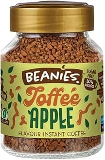 Beanies Coffee Toffee Apple Flavour Instant Coffee, Sugar Free, Low Calorie, 50 Gram