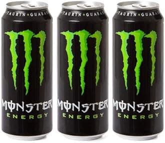 Original Flavour Monster Energy Drink 500ml , (Pack of 3 Cans X 500ml Each)