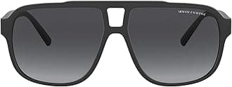 Men's Ax4104s Rectangular Sunglasses