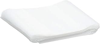 1000 Pack Rok Hardware Heavy Duty 8" x 8" Resealable 4Mil Thick Writable Dispenser Plastic Big Clear Poly Zip Food Safe Storage Bags, Large RZ4R88