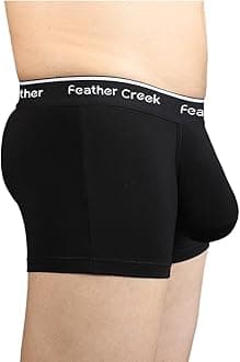 Mens Pouch Trunks Separate Big Enhance Underwear Briefs Comfy Mid-Rise Pouch Bikini Brief Boxer Briefs