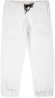 Urbano JuniorsBoy's White Slim Fit Jogger Jeans Stretch (junhpsjoggerboy-white-11-12)