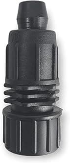 USA Made - 5 Pack Premium 1/2 Inch Drip Tape Irrigation Tubing 17mm Swivel Adapter Universal Perma-Loc Connector Barbed Locking Fitting - Fits All Brands Rainbird, Netafim, Etc. 17mm