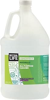 Better Life All Purpose Cleaner - Multipurpose Home and Kitchen Cleaning Spray for Glass, Countertops, Appliances, Upholstery & More - Multi-surface Spray Cleaner - 1 Gal Refill Clary Sage & Citrus