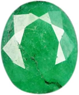 Gemstone For Jewelry Making 5.20 Carat Colombian Egl Certified Natural Green Emerald Oval Cut Loose Gemstone Jewelry For Women