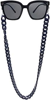 DECKER Acrylic Eyeglass Chain Sunglasses Holder Eyewear Retainer Strap glasses hanging for Women