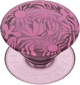 PopSockets Translucent Phone Grip with Expanding Kickstand, PopSockets for Phone, Translucent PopGrip - Sava Sava Palms