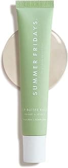Summer Fridays Lip Butter Balm - Conditioning Vegan Lip Balm for Instant Moisture, Shine & Hydration - Softening & Soothing Skincare - Sweet Mint (.5 Oz)