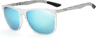 ZENOTTIC Square Polarized Sunglasses for Men Ultralight Carbon Fiber Sun Glasses Driving Fishing Golf Sports UV400 Protection