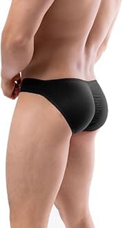 Summer Code Mens Bikini Briefs Soft Breathable Bulge Pouch Underwear Micro Mesh Panties Scrunch Butt Underpants