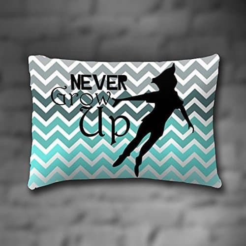 graaf Peter Pan Never Grow Up Custom Pillow Case standard size for 20"x30"
