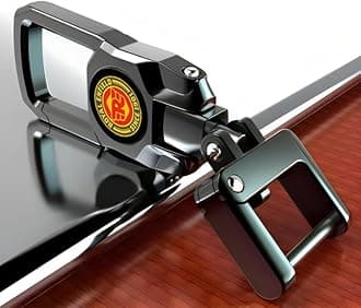 ™ Dual Side Logo Keychain Compatible with Royal Enfield key Hunter 350 Bullet Metior Classic