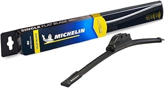 MICHELIN Flat Wiper Blade MULTI-FIT 14"inch,Single pc with Adaptors for All Japanese & European CAR's & SUV's