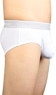 Mens Pouch Trunks Separate Big Enhance Underwear Briefs Comfy Mid-Rise Pouch Bikini Brief Boxer Briefs