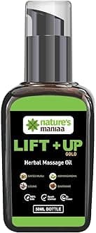 Nature Mania Herbals and Ayurvedic Lift Upp Massage Oil For Men | 50 ml Oil For Muscle Strength & Energy Pack of 1