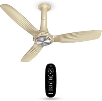 Havells 1200mm Inox Underlight BLDC Ceiling Fan | Remote Controlled, Smart Fan, IoT Enabled, Alexa & Google Home Compatible | 5 Star Rated, Upto 60% Energy Saving, 2 Year Warranty | (Gold Mist)
