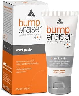 Bump eRaiser Medi Paste for Shaving Rash, Ingrown Hair Treatment, Razor Bumps and Razor Burns