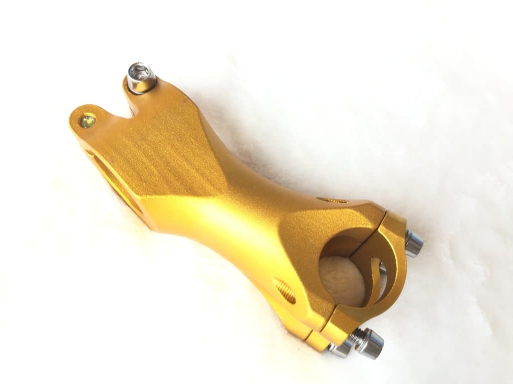 Stem 1 1/8, 15 X 80 mm Long, diameter 25.4 mm, bicycle handlebar stem