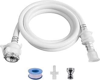 portable washing machine hoses，Suitable for Twin Tub washing machine, mini washing machine,(quick connect) (PVC, 6.56FT/2 Meters)