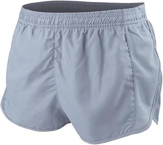 Men's Sports 1" Elite Split Running Shorts with Side Mesh Panel Quick Dry Lightweight Polyester