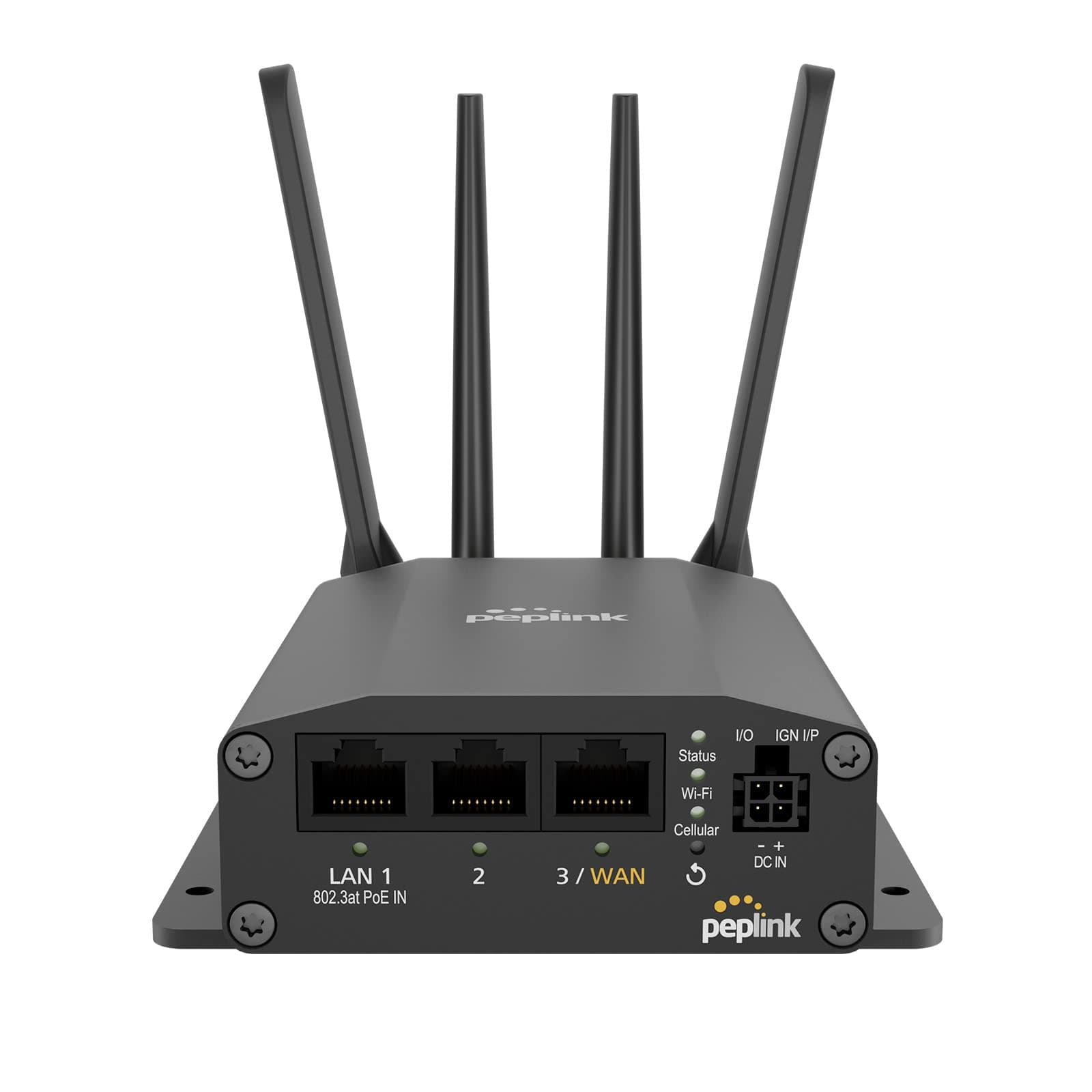Cellular Router MAX BR1 Mini - LTE (CAT 7) WiFi Router | LTE Cellular Modem | 3 Ethernet LAN, Built-in WiFi | Redundant SIM Slots, Built-in eSIM | Upgradeable to Dual WAN | VPN capable
