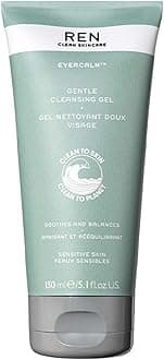 REN Clean Skincare Evercalm™ Gentle Cleansing Gel | Non-Drying Cleanser for Sensitive Skin | Soothes & Balances | Step 1: Cleanse