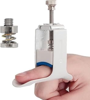 Excefore Finger Straightener Extension Splint Brace Corrector, Pressing Device for PIP Joint Tightness, Trigger Finger, Arthritis,Finger Flexion