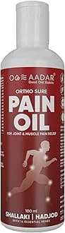 AADAR Ortho Sure Pain Relief Oil, Fast Relief Muscle Pain Oil, Joint Pain Relief Oil, Arthritis Pain Relief Ayurvedic Pain Oil | Shallaki, Hadjod, and Mahanarayan Oil | 100 Ml