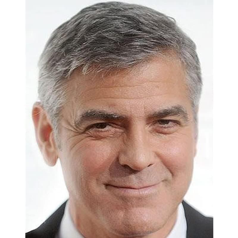 Men's Toupee Monofilament Net with PU around Base European Virgin Human Hair Lace Front Mens Hairpiece Hair Replacement System 10"×8" 1B Mixed 40% Grey Hair