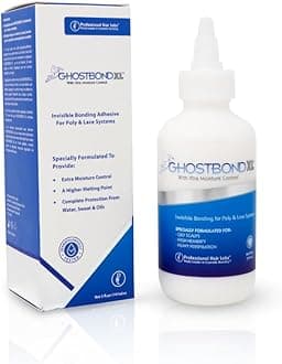 Professional Hair Labs Ghost Bond XL Replacement Adhesive - 5oz - Invisible Bonding Glue: Extra Moisture Control - Light Hold For Poly and Lace piece, Wig, Toupee Systems