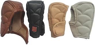 Carb Carbelieve Car Gear Genuine Leather Cover Automatic Gear Protective Cover Gear Shift Knob Cover (beige, 12cm x 6cm x 6cm)
