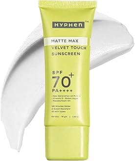 Matte Max Velvet Touch Sunscreen Spf 70+ Pa++++|Sun Protection|Sun Shield|Moisturizes And Soothes Skin|12 Hrs Uva-Uvb Protection|Sunscreen Spf No White Cast, Combination & All Skin Types-30G