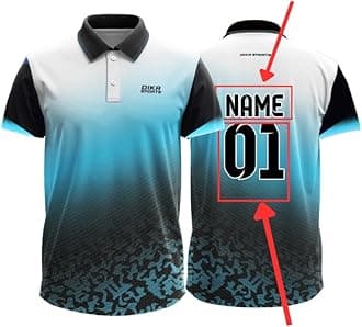 Dika Sports Custom Sports Cricket Jersey Customise t-Shirt for Men Personalised Name | 2 Year to 5XL