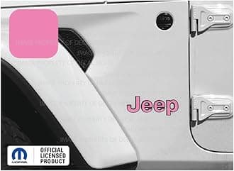 Decal Mods Fender Jeep Fender Flat Overlay Decal Graphic fits Jeep Wrangler JL/JT (2018-2024) (Set of 2) Baby Pink CSOFTPINK | SJ8Z3