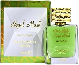 Royal Musk Patchouli Apple Eau de Parfum for Women 100ML | Long Lasting Arabian Perfume Spray with Apple, Iris & Musk Notes