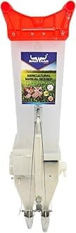 Balwaan Krishi Agricultural Manual Seeder | Double Barrel Hand Operated Seeding Tool | Plant Seeder, for Sowing Seeds and applying Fertilizer|S-2