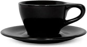 Lino Porcelain Cup & Saucer Small Latte 8 oz (8 oz, 1)