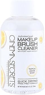Original Makeup Brush Cleaner Solution - Professional Cleanser for Makeup Brushes - Quick-Drying, Rinse-Free Formula - Removes Stubborn Waterproof Make Up - Lemon