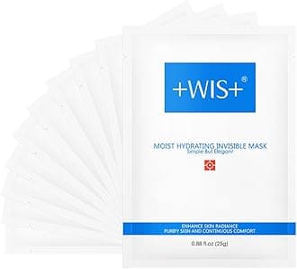 - WIS Intensive Hydrating Smoothing Face Facial Sheet Mask 10 Packs, Deeply Moisturizing with Hyaluronic Acid-Witch Hazel for Oil Control & Shrink Pores-Firming & Anti Aging for Men＆Women