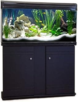 Aquarium Fish Tank & Cabinet (80cm / 120L, Black)
