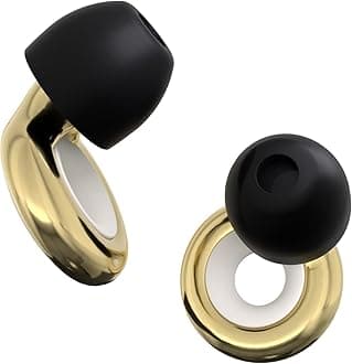 Loop Experience Plus Earplugs - High Fidelity Hearing Protection for Musicians, DJs, Drummers, Festivals, Concerts and Nightlife – 18dB Noise Reduction Ear Plugs – Extra Accessories Incl - Gold