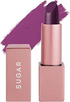 SUGAR CosmeticsMettle Matte Lipstick, Superior Pigmentation, Ultra-Light Smooth Silky Lips - 09 Aphrodite (Berry Pink)