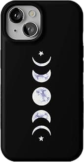 Casely iPhone 14 Case | It's Just a Phase | Marble Moon | Compatible with MagSafe | Bold Protective Design